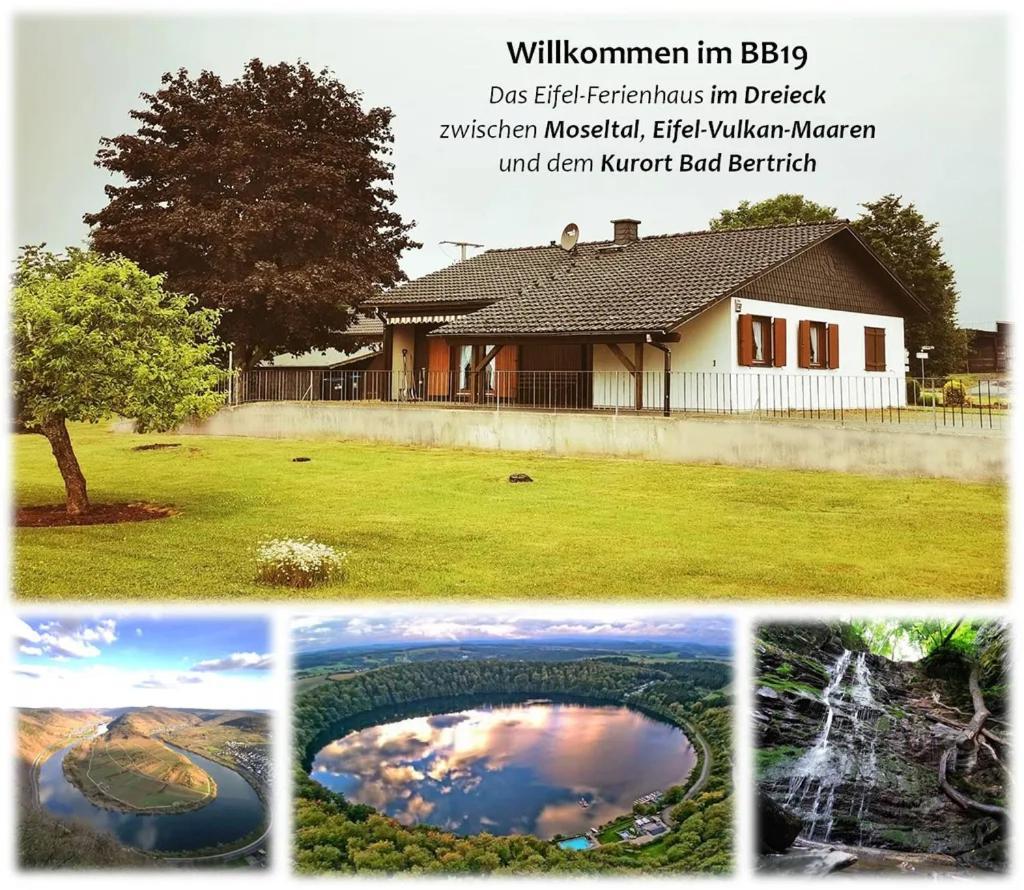 Bb19 Eifel-Ferienhaus Am Moseltal Mit Saunahaus Beuren  Esterno foto